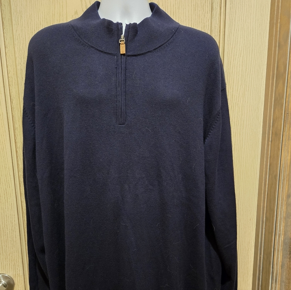 Mens 4XT Roundtree & Yorke 1/4 Zip Pullover